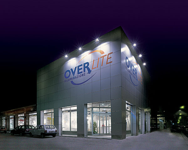 overlite showroom Rossini esterno