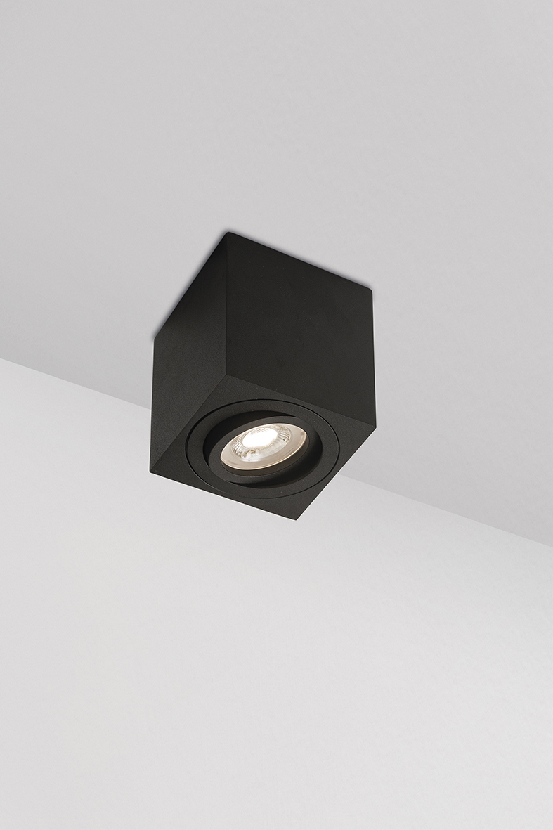 ARGO PIVOT - DOWNLIGHT A PLAFONE ORIENTABILE QUADRATO BIANCO GU10 IP20 - immagine 4