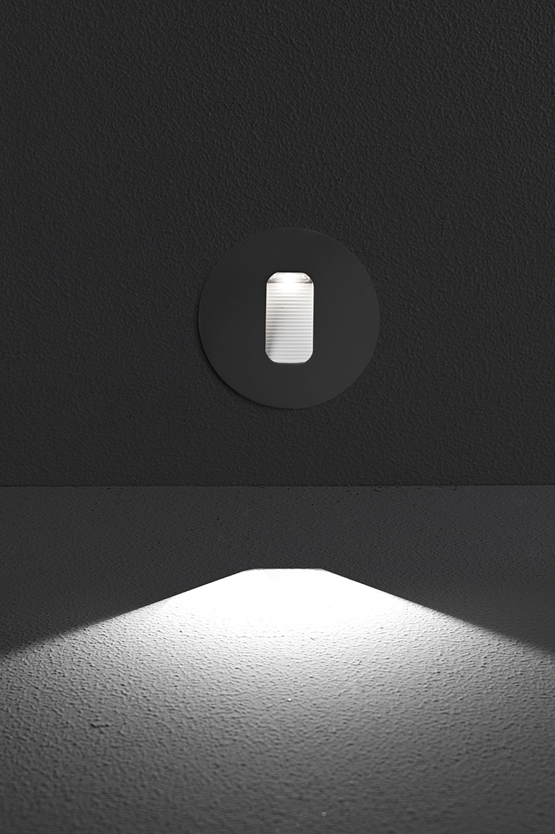 AULOS - SEGNAPASSO ANTRACITE LED 3W 62° IP65 3000K CRI80 - immagine 3