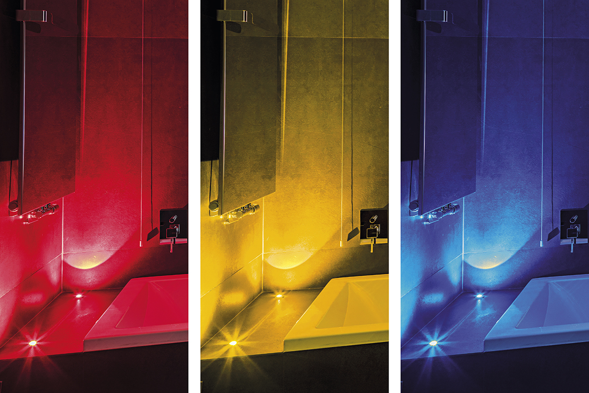 BAZ - DOWNLIGHT RGB CROMO LED 2W 50° IP44 RGB - immagine 2