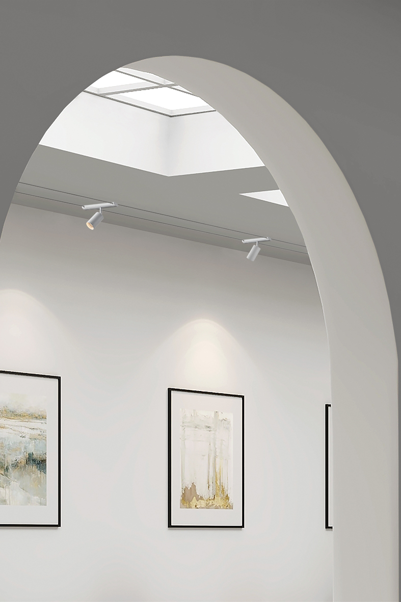 CABLE - SISTEMA A TESATA BIANCO/BIANCO LED 13W 38° IP20 3000K CRI90 - immagine 3