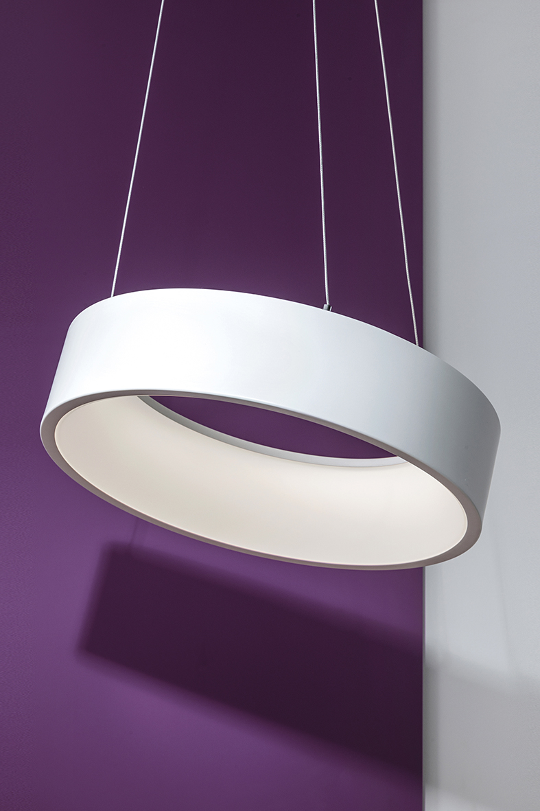 CHOPIN - PLAFONIERA QUADRATA BIANCA LED 36W IP20 3000K CRI80 - immagine 3