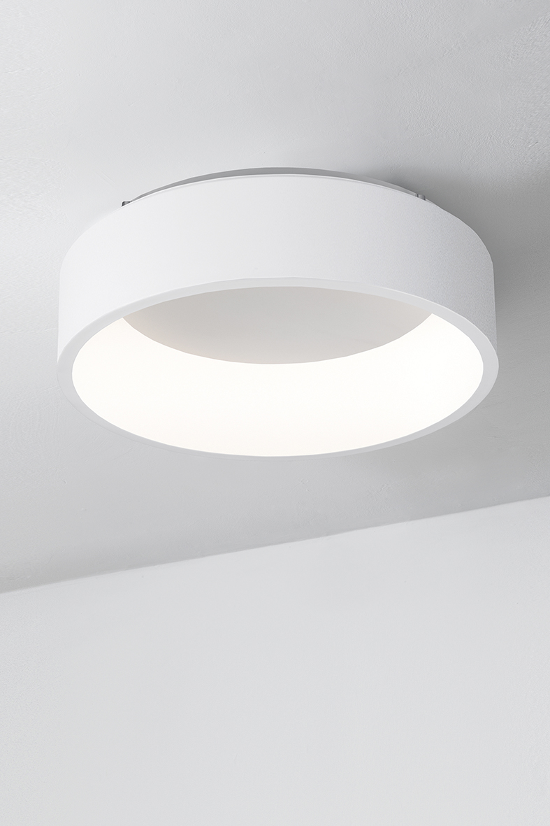 CHOPIN - PLAFONIERA QUADRATA BIANCA LED 36W IP20 3000K CRI80 - immagine 5