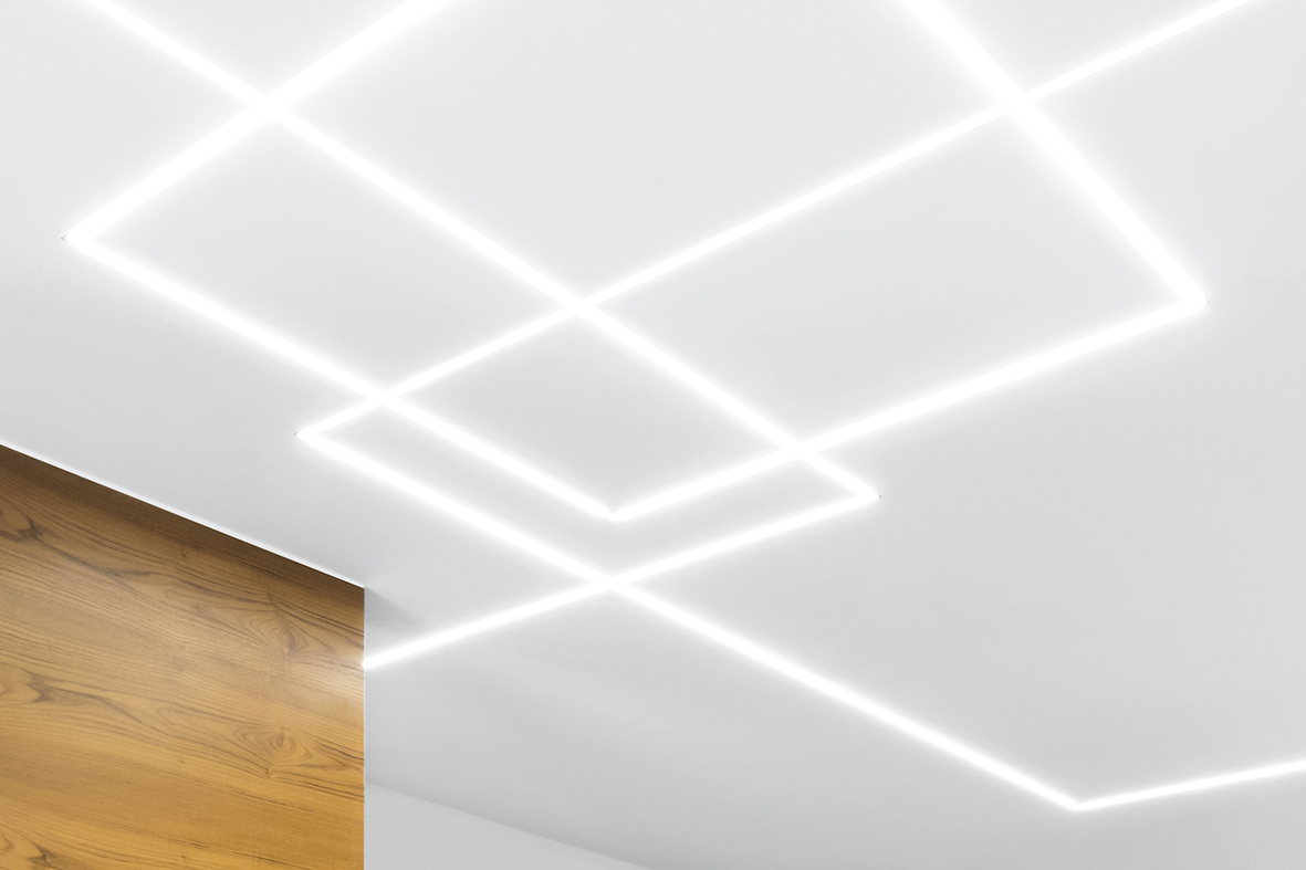 EBI - PROFILO BIANCO PARETE MONOEMISSIONE 2MT - immagine 2