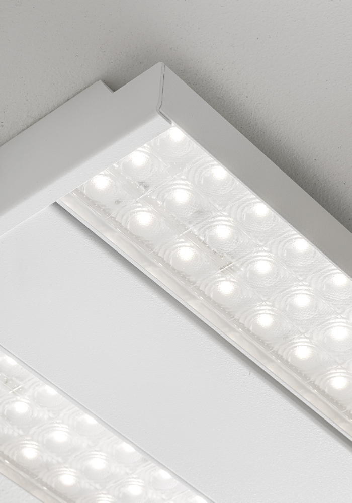 FIT - SOSPENSIONE BIANCA LED 130W 60° IP40 4000K CRI80 UGR22 IK06 - immagine 3