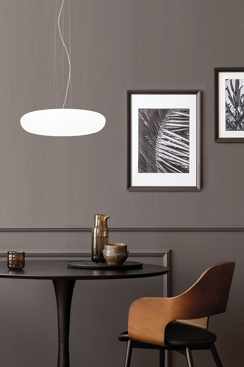 GLENN - APPLIQUE IN VETRO BIANCO SATINATO E27 IP20 - immagine 3