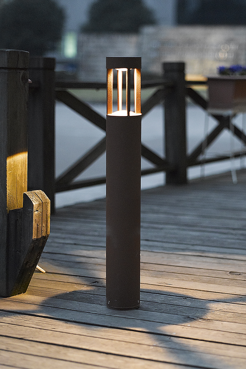 HANG - BOLLARD ANTRACITE LED 7W 360° IP65 3000K CRI90 - immagine 2