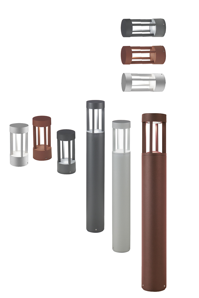 HANG - BOLLARD ANTRACITE LED 7W 360° IP65 3000K CRI90 - immagine 5