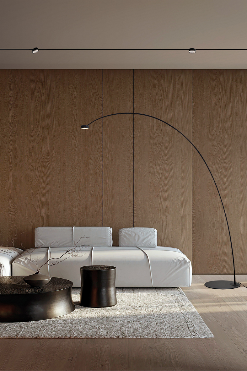 HOLE - APPLIQUE/PLAFONIERA BIANCO/BRONZO LED 2X6,4W IP20 3000K CRI90 - immagine 5