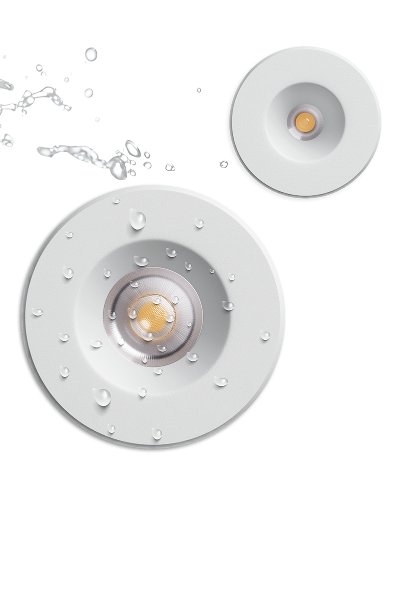 HOST - DOWNLIGHT BIANCO LED 3W 36° IP65/20 3000K CRI90 - immagine 4