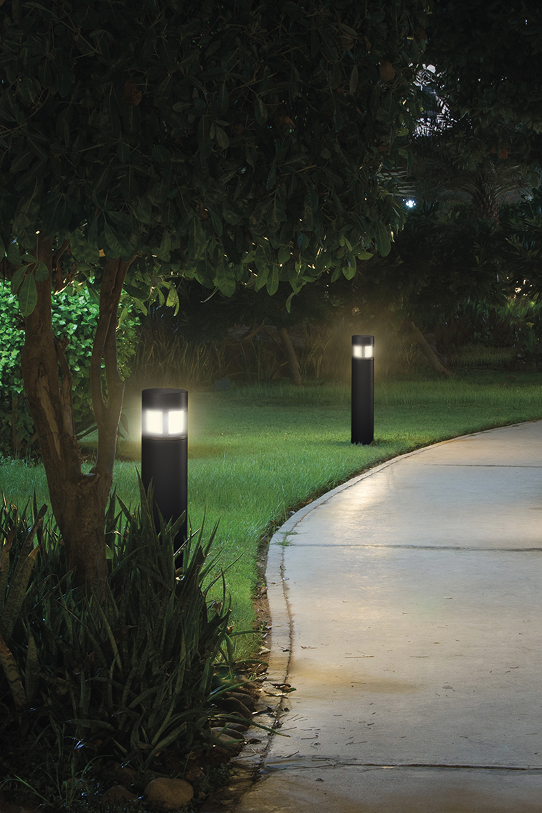 JULE - BOLLARD ANTRACITE E27 IP65 65CM - immagine 2
