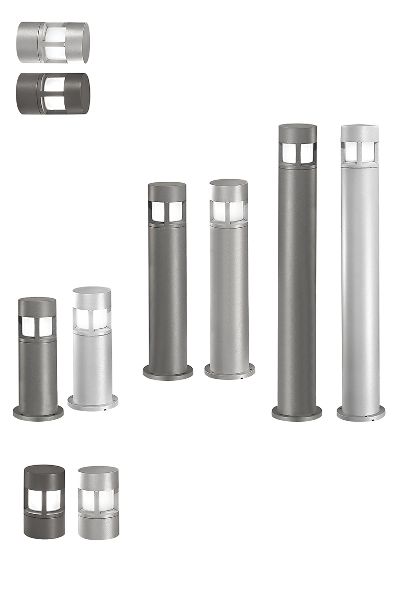 JULE - BOLLARD ANTRACITE E27 IP65 65CM - immagine 3