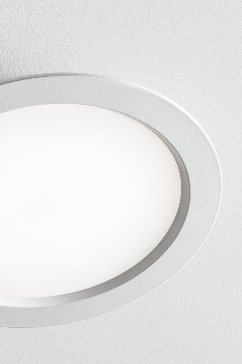 KINA EVO - DOWNLIGHT BIANCO LED 12W 110° IP40 3000-3500-4000K CRI90 CAM - immagine 2