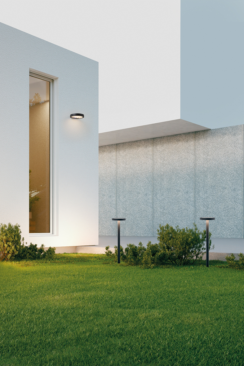 NAP - BOLLARD SOLARE ANTRACITE LED 2,2W IP54 3000K CRI80 - immagine 2