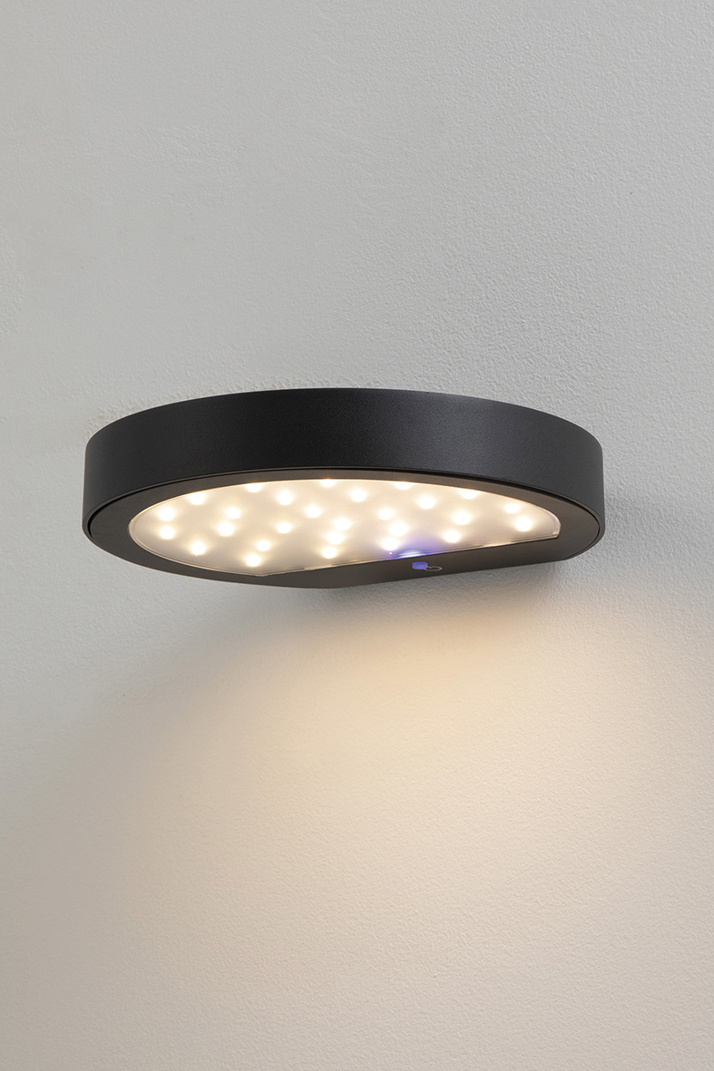 NAP - BOLLARD SOLARE ANTRACITE LED 2,2W IP54 3000K CRI80 - immagine 5
