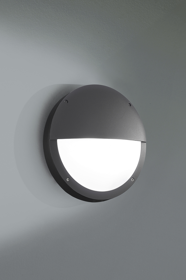 OBOE - APPLIQUE/PLAFONIERA ANTRACITE E27 IP54 - immagine 3
