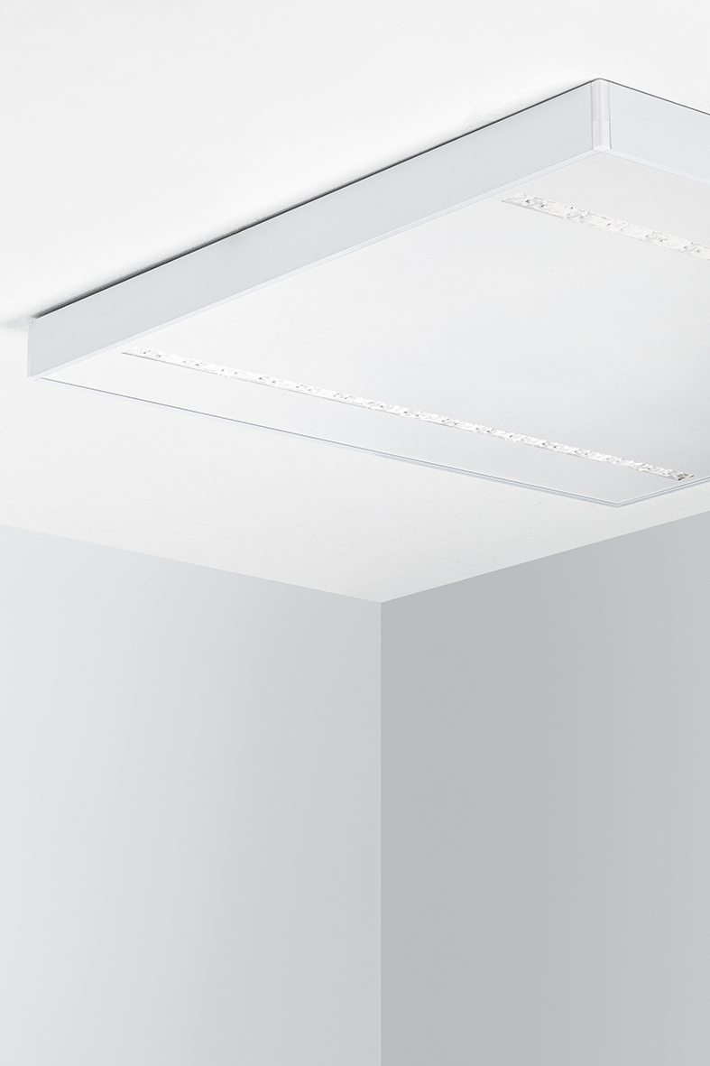 OPTIKA - LED PANEL BIANCO LED 10W 60° IP20 3000K CRI90 UGR19 CAM - immagine 4