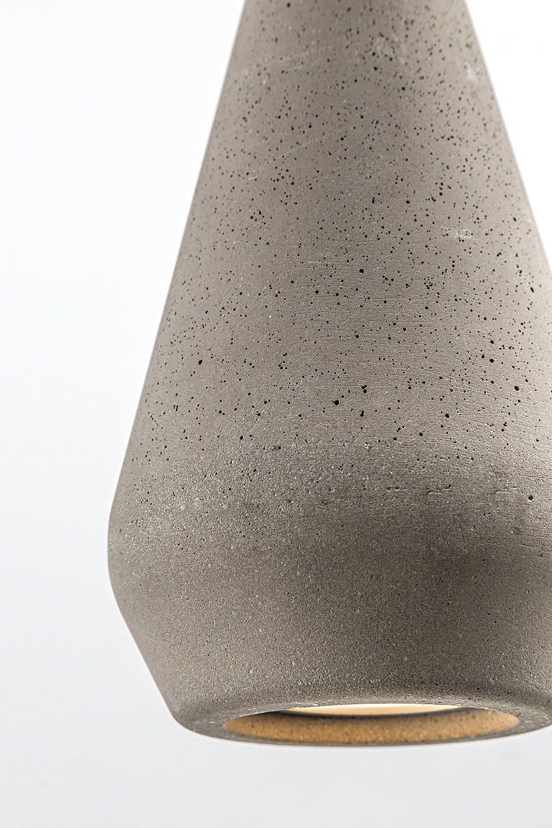 PAVE' - SOSPENSIONE IN CEMENTO GRIGIO GU10 IP20 - immagine 3