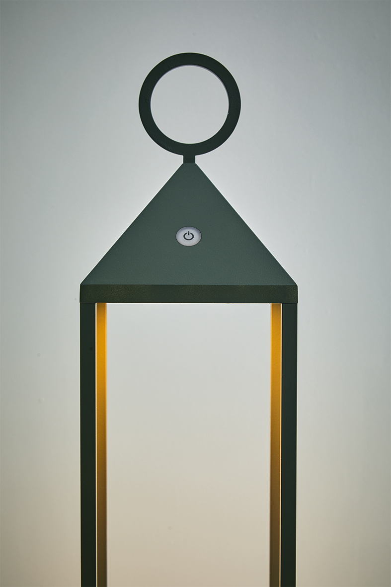 PICNIC - LAMPADA DA TAVOLO PORTATILE ANTRACITE LED 2,2W IP54 2700K CRI85 43CM - immagine 2