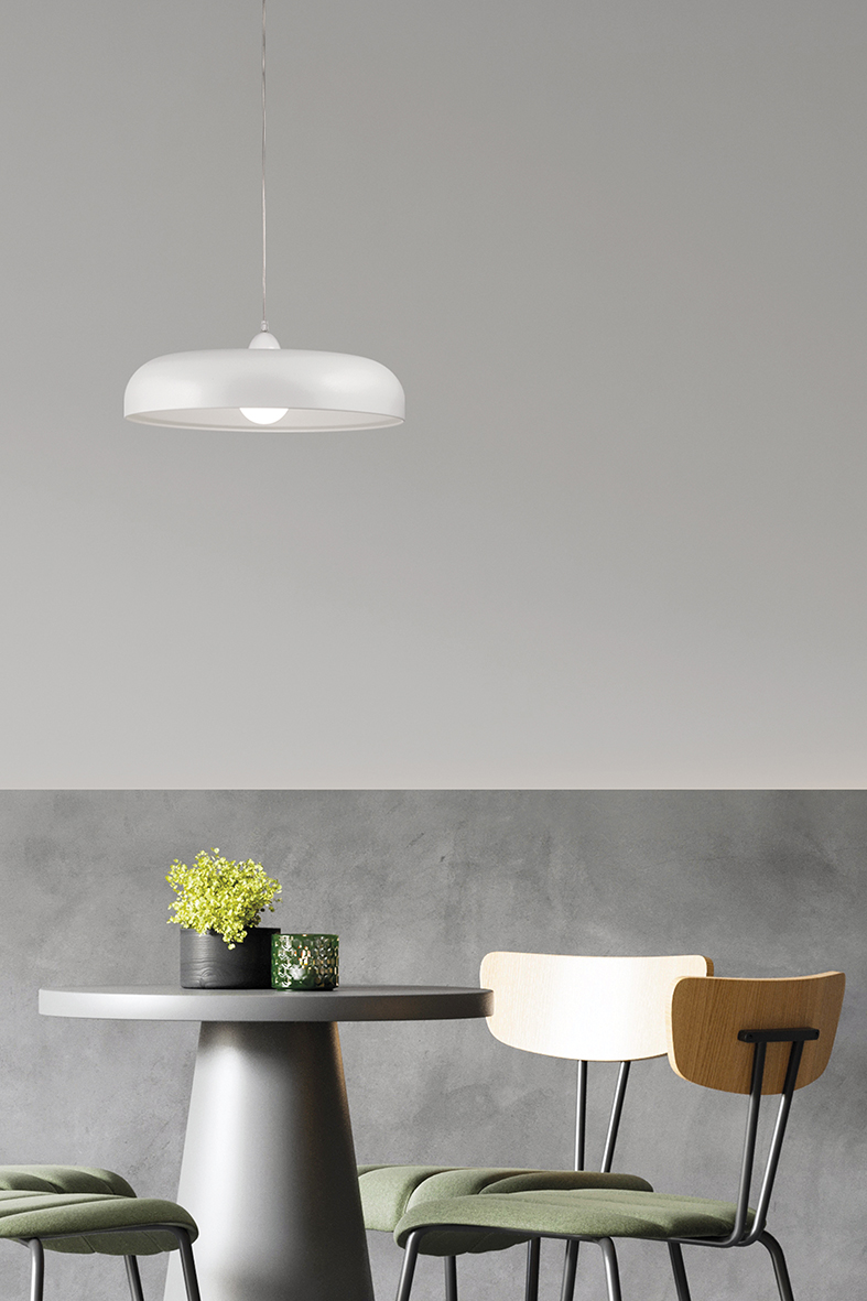 PICOLIT - SOSPENSIONE BIANCA E27 IP20 - immagine 2