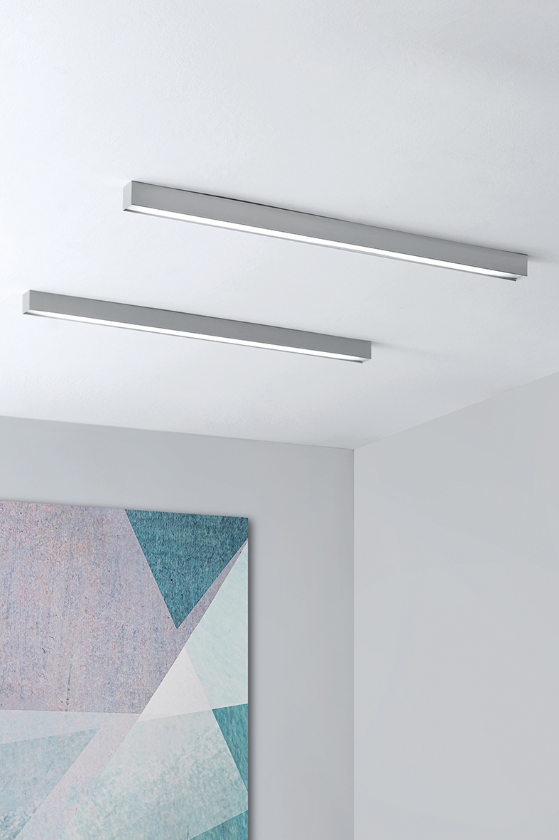 PULA - SOSPENSIONE/PLAFONE GRIGIA LED 36W 120° IP20 3000K CRI90 - immagine 2