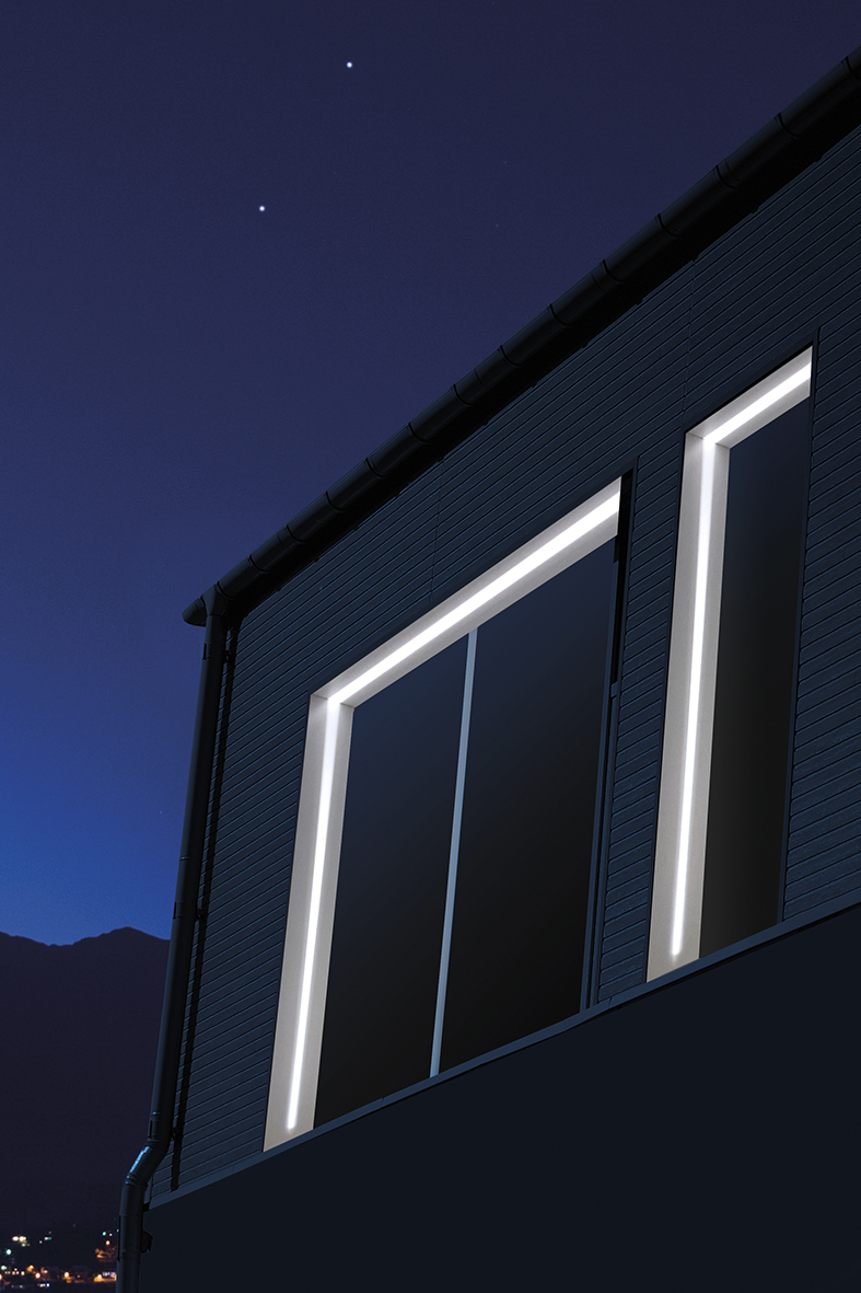 SASH - APPARECCHIO PER FINESTRE GRIGIO LED 3,4W 10-170° IP65 3000K CRI80 - immagine 3