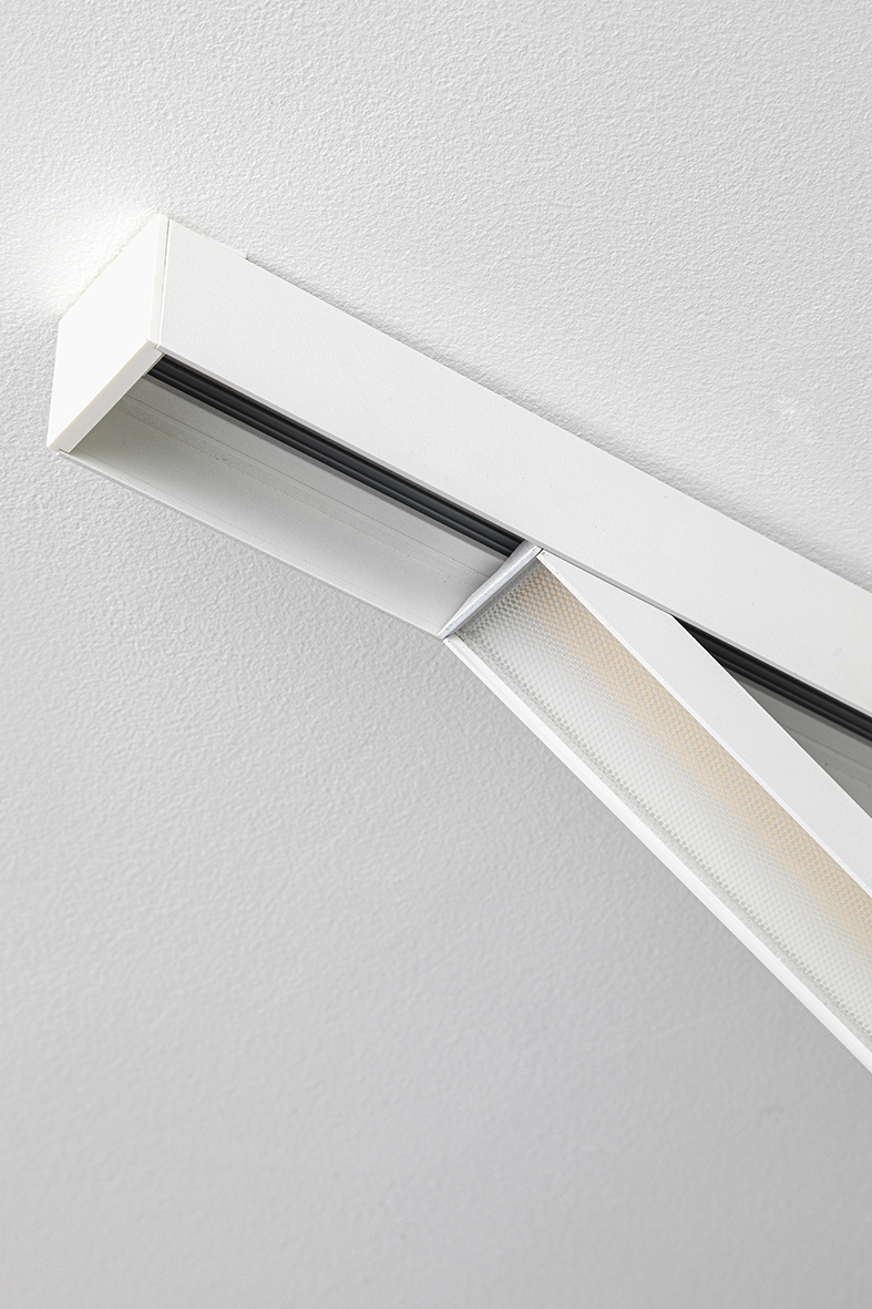 TELCO - LUCE LINEARE BINARIO MONOFASE BIANCO LED 12W IP20 3000-4000K CRI90 - immagine 4