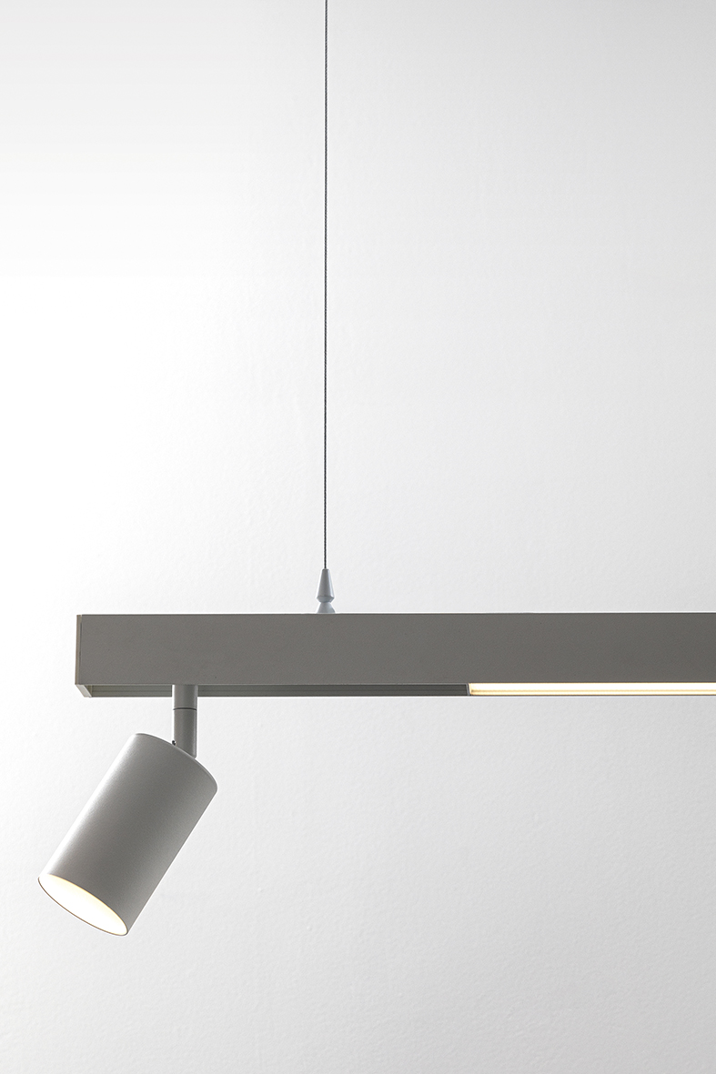TELCO - LUCE LINEARE BINARIO MONOFASE BIANCO LED 12W IP20 3000-4000K CRI90 - immagine 5