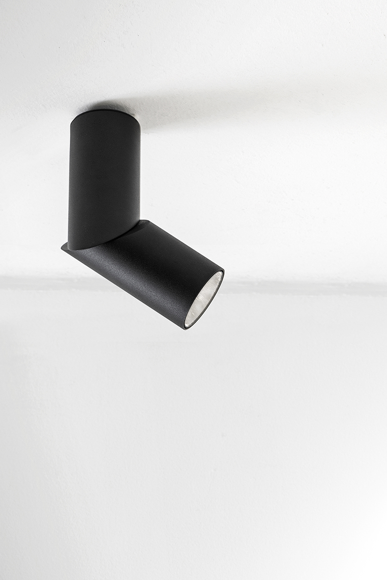 TWIST - DOWNLIGHT A PLAFONE ORIENTABILE BIANCO GU10 IP20 - immagine 2