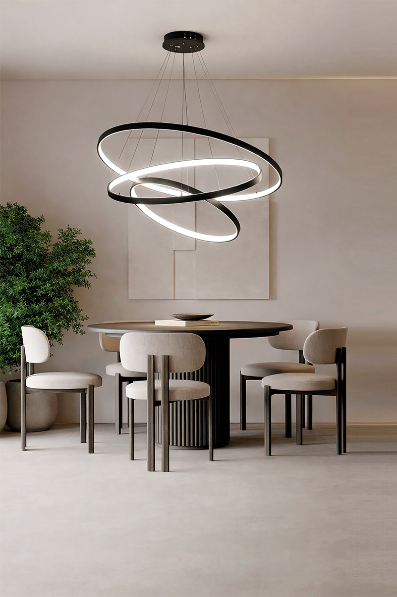 ZERUM - SOSPENSIONE BIANCA LED 25W IP20 3000K - immagine 4