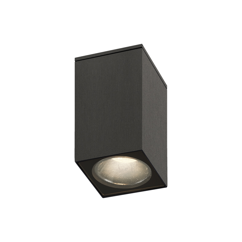 ARGO – DOWNLIGHT A PLAFONE QUADRATO TITANIO CON LAMPADINA GU10 MINI 4000K NER