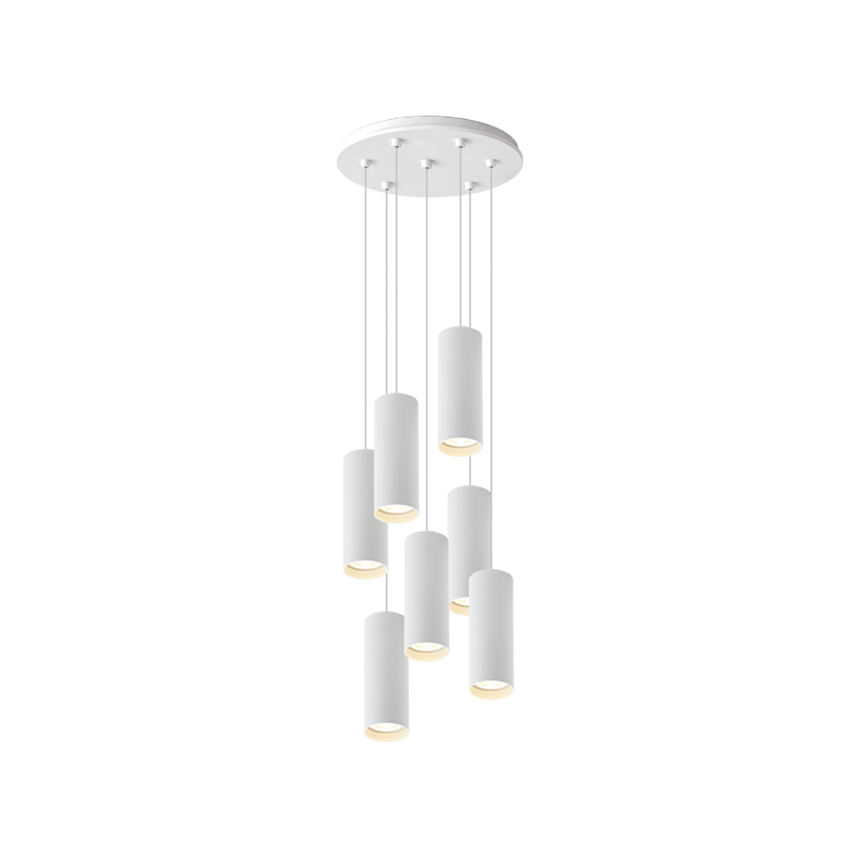 AXIOM EVO ROSONE TONDO 7 ELEMENTI GU10
