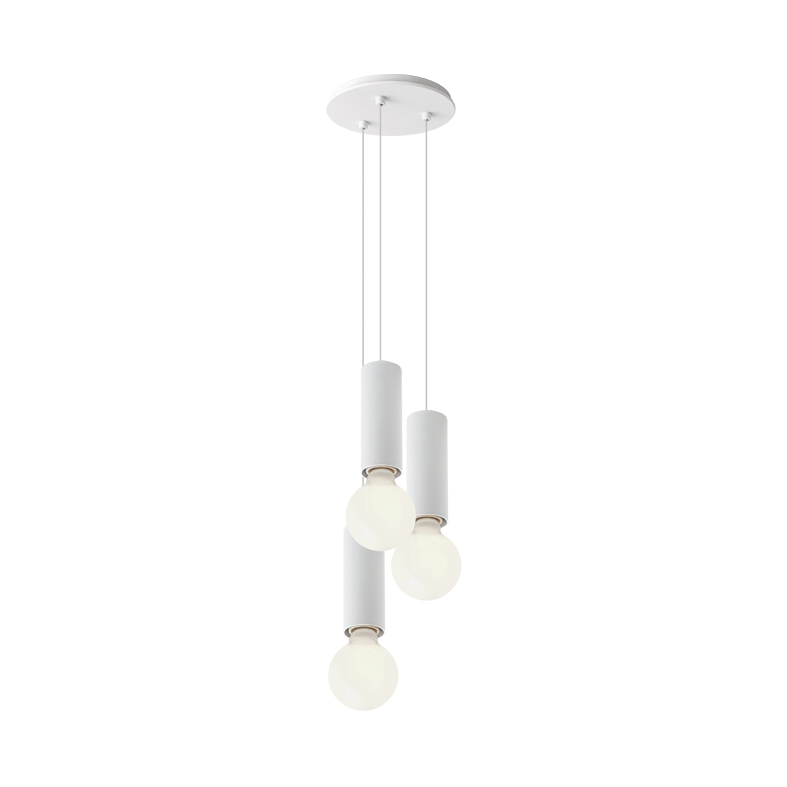 AXIOM EVO ROSONE TONDO 3 ELEMENTI E27