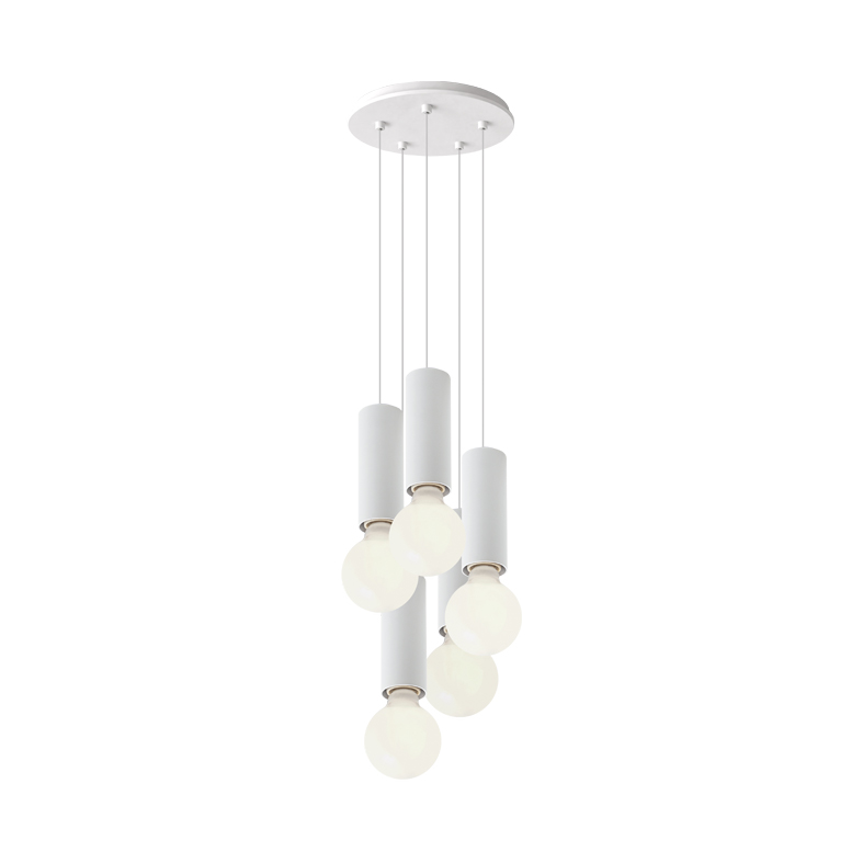AXIOM EVO ROSONE TONDO 5 ELEMENTI E27