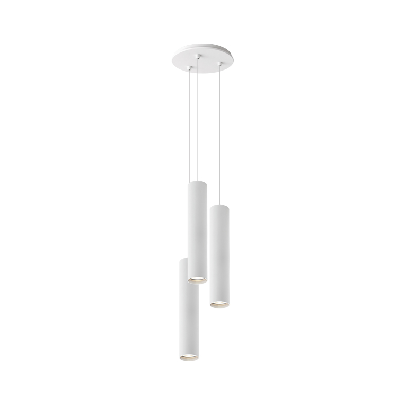 AXIOM EVO ROSONE TONDO 3 ELEMENTI LED
