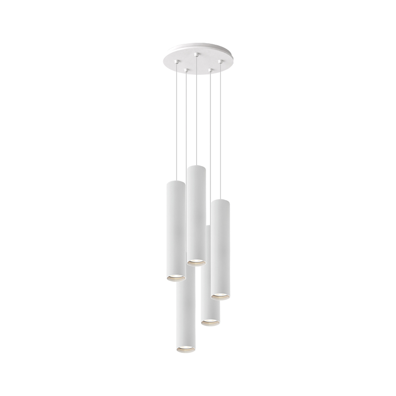 AXIOM EVO ROSONE TONDO 5 ELEMENTI LED
