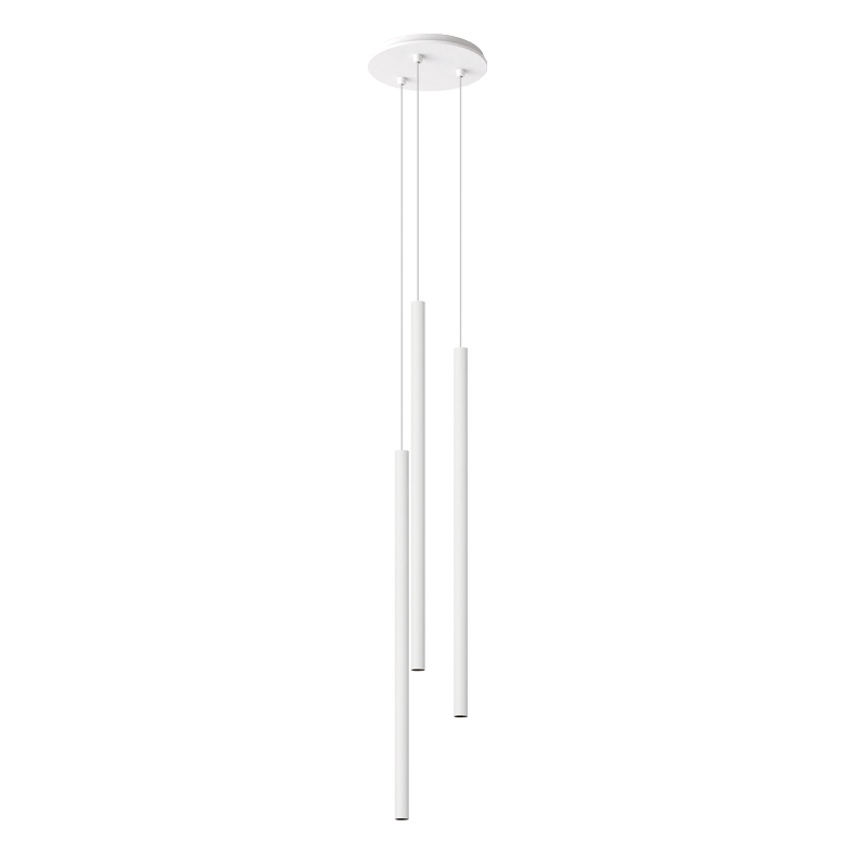 AXIOM EVO ROSONE TONDO 3 ELEMENTI LED MI