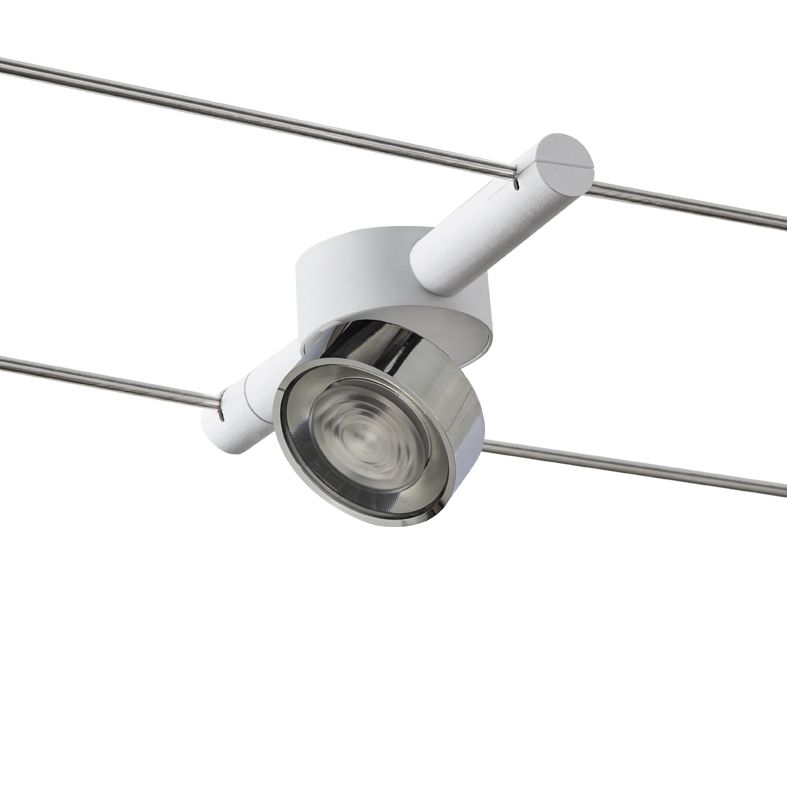 CABLE – SISTEMA A TESATA BIANCO/CROMO LED 13W 38° IP20 3000K CRI90