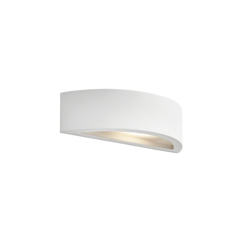 DAVID – APPLIQUE IN GESSO BIANCO R7S117 IP20