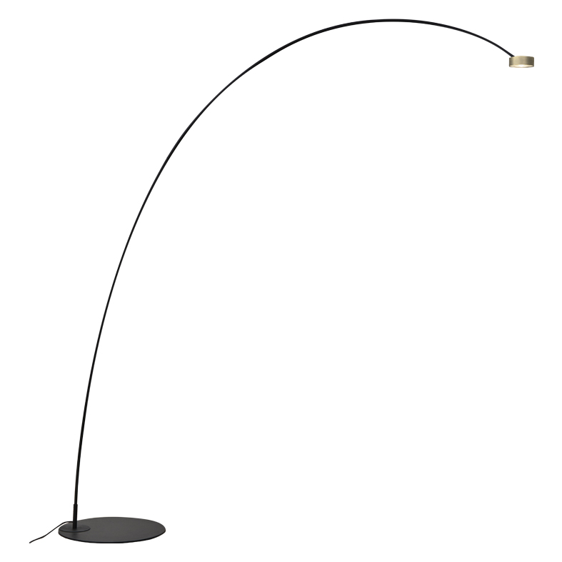 HOLE – PIANTANA AD ARCO NERO/BRONZO LED 13W 38° IP20 3000K CRI90