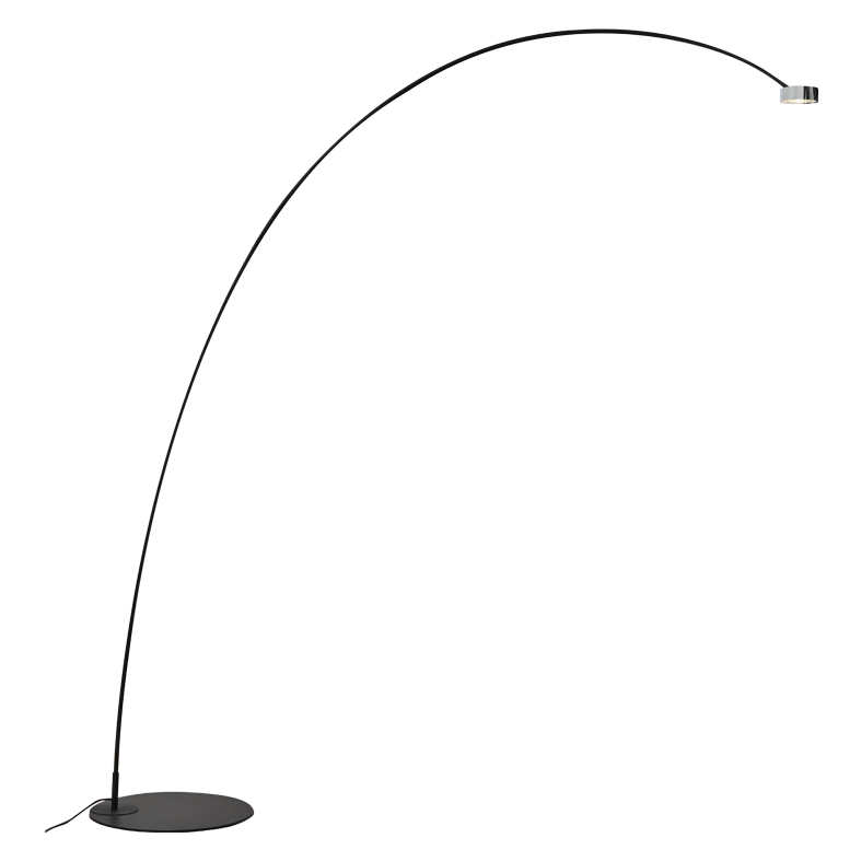 HOLE – PIANTANA AD ARCO NERO/CROMO LED 13W 38° IP20 3000K CRI90