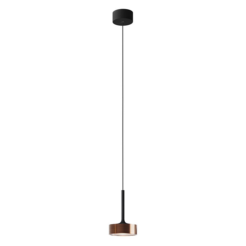 HOLE – SOSPENSIONE NERO/RAME LED 13W 38° IP20 3000K CRI90