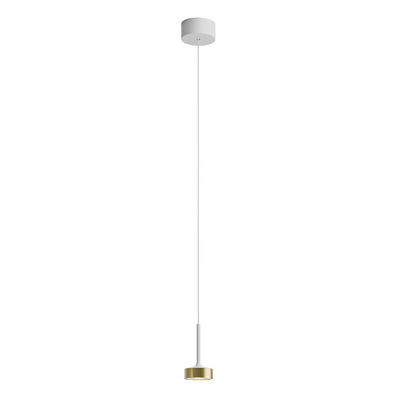 HOLE – SOSPENSIONE BIANCO/ORO LED 7W 38° IP20 3000K CRI90