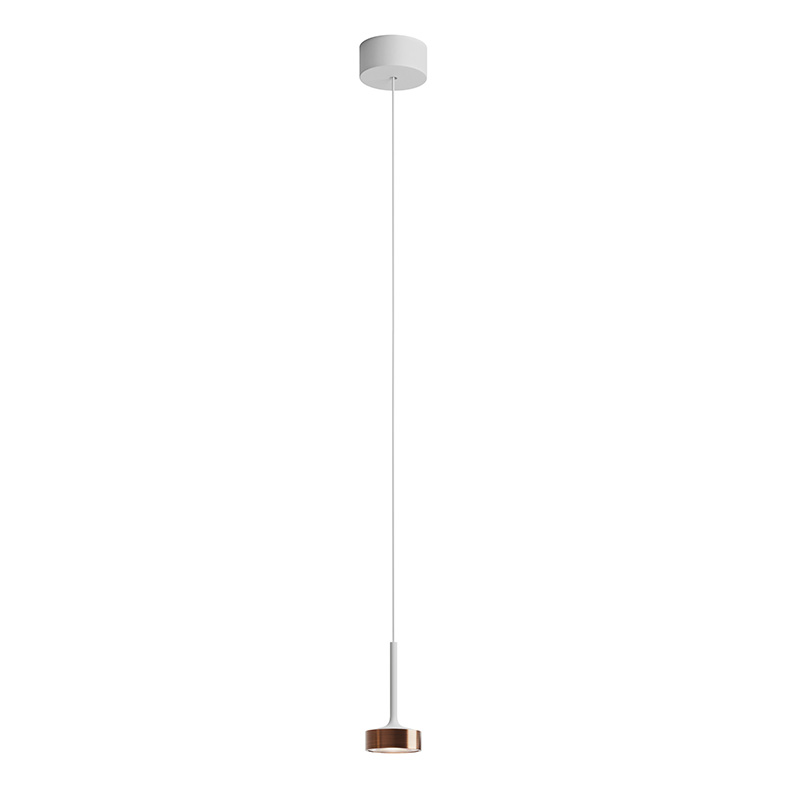 HOLE – SOSPENSIONE BIANCO/RAME LED 7W 38° IP20 3000K CRI90