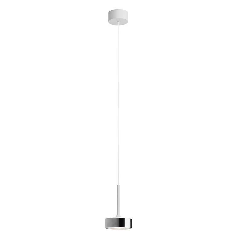 HOLE – SOSPENSIONE BIANCO/CROMO LED 13W 38° IP20 3000K CRI90