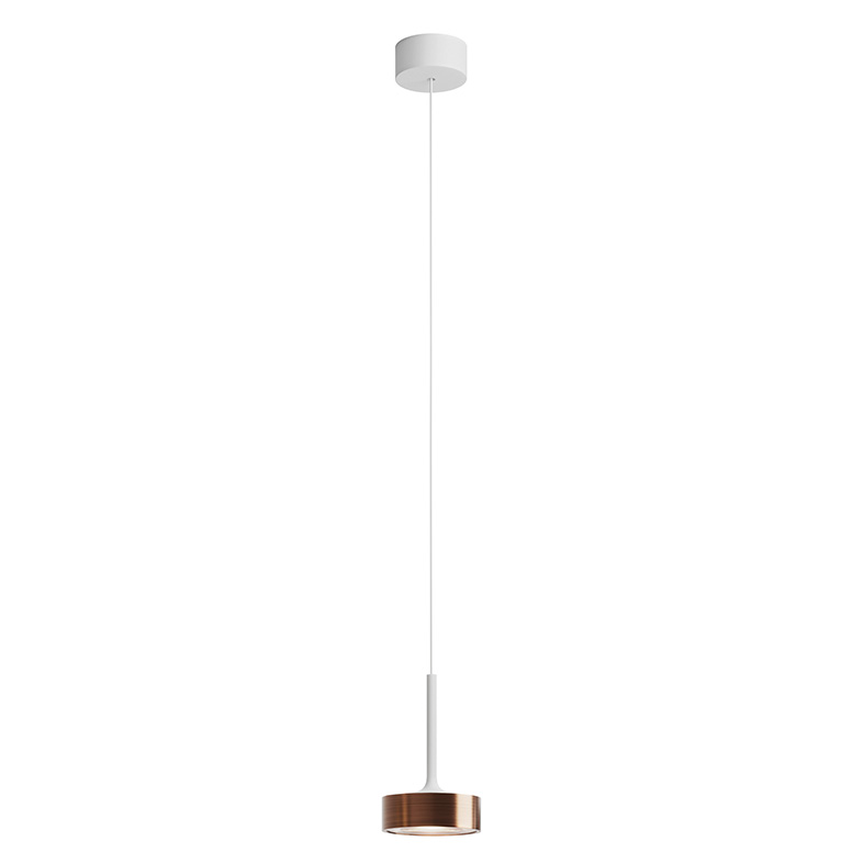 HOLE – SOSPENSIONE BIANCO/RAME LED 13W 38° IP20 3000K CRI90