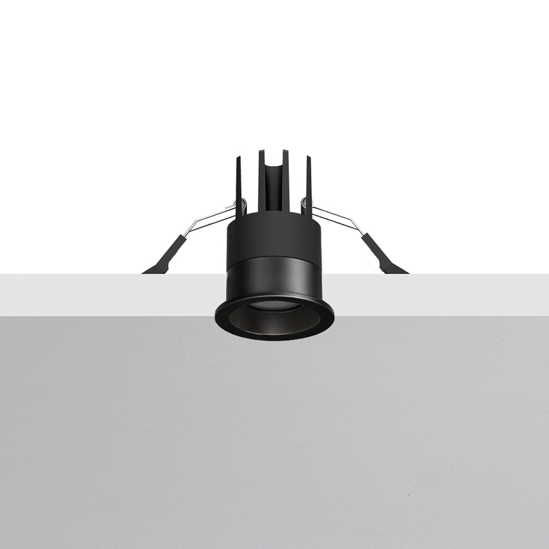MEGA EVO – DOWNLIGHT NERO TONDO LED 3,4W 3000K IP65