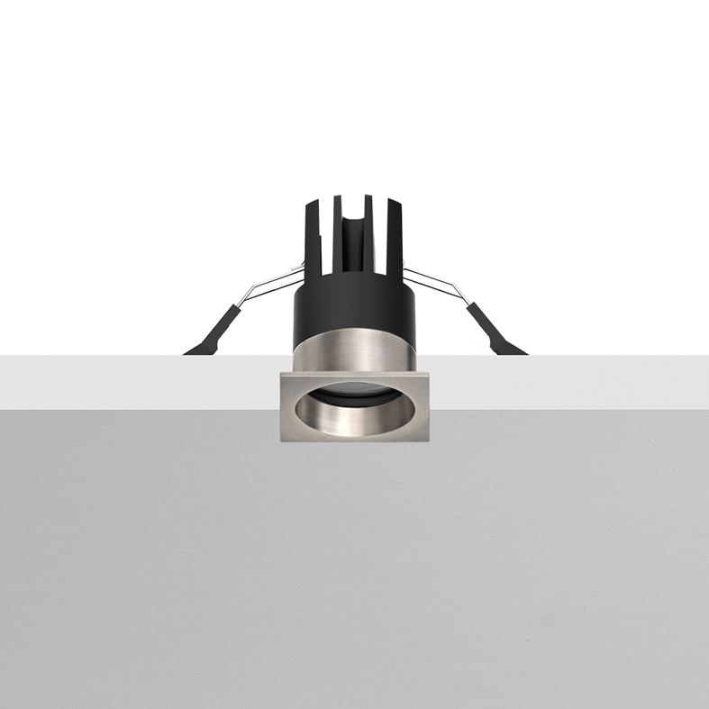 MEGA EVO – DOWNLIGHT NICHEL OPACO QUADRATO LED 3,4W 3000K IP65