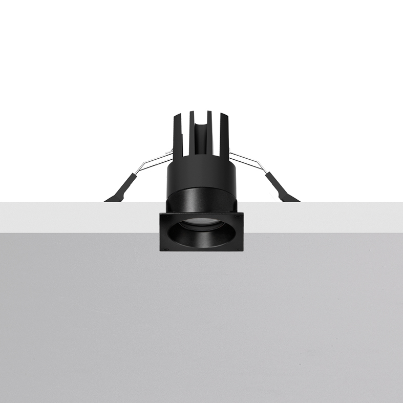 MEGA EVO – DOWNLIGHT NERO QUADRATO LED 3,4W 4000K IP65