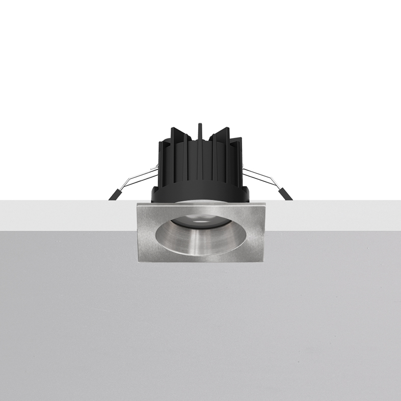 MEGA EVO – DOWNLIGHT NICHEL OPACO QUADRATO LED 8,8W 4000K IP65